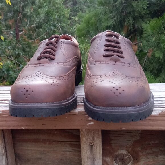 Nunn Bush leather brown Bucks men\'s shoes sz 7 1/2 NEW main image 9
